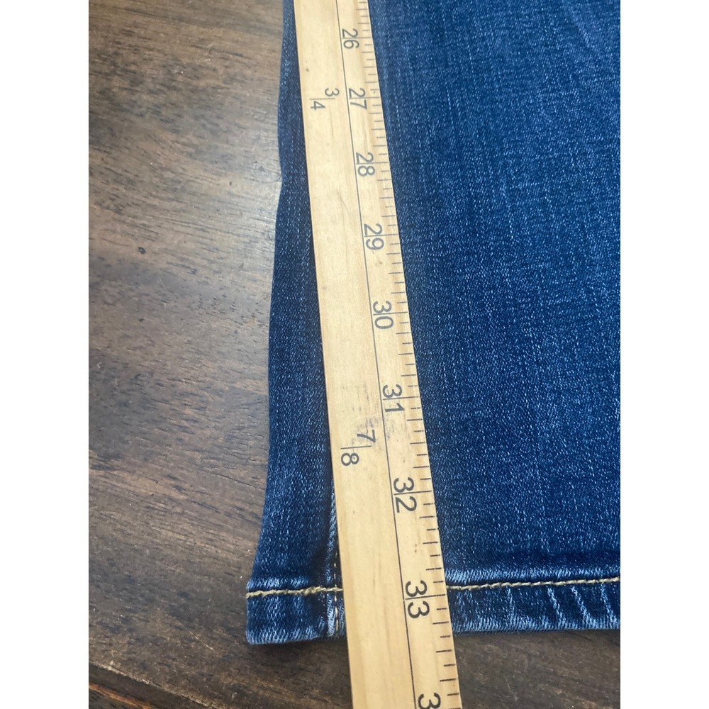 BKE Payton Bootcut Jeans Medium Wash Double Button Stretch Denim 26x32.5 - Picture 8 of 9